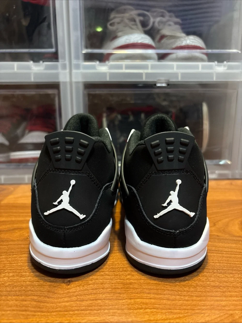 Air Jordan 4 PS White Thunder FV4537-001 Basketball Shoe Sz 2Y/3.5W NWOB B Grade